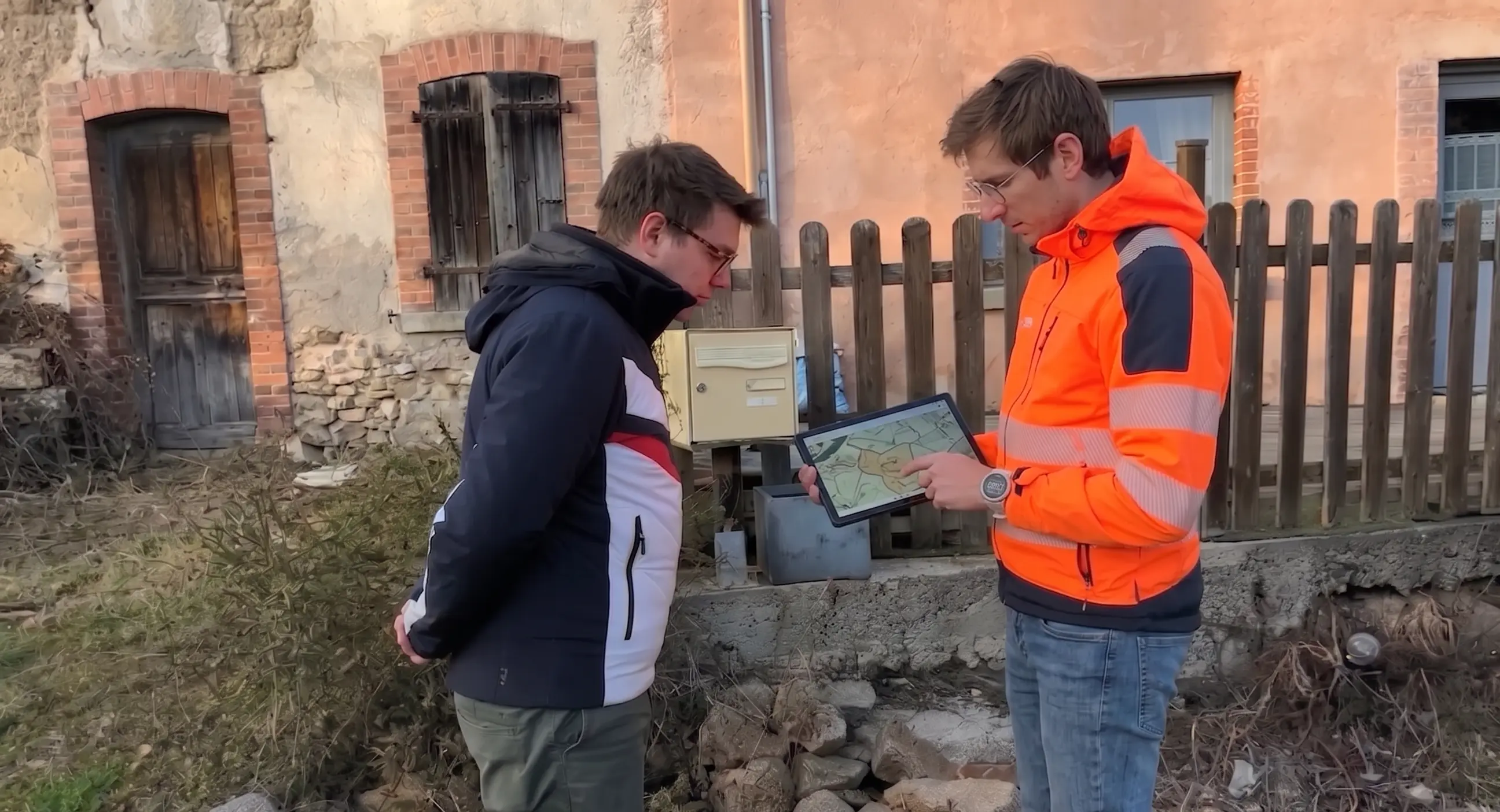 Romain Gaudard sur le terrain